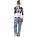 Biker Cat Kids  Cuff Sleeve Top View2
