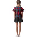 Caledonia Modern Tartan Kids  Cut Out Flutter Sleeves View2