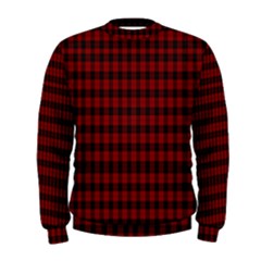 Tartan Red Men s Sweatshirt by tartantotartansallreddesigns