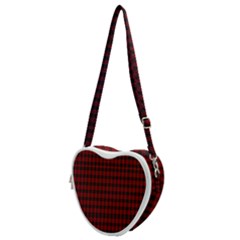 Tartan Red Heart Shoulder Bag by tartantotartansreddesign2