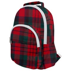 Macduff Modern Tartan Rounded Multi Pocket Backpack by tartantotartansreddesign2