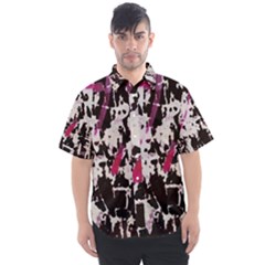 Chaos At The Wall Men s Short Sleeve Shirt