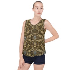 Soft As A Kitten Bubble Hem Chiffon Tank Top