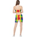 Pride Plaid Stretch Shorts and Tube Top Set View2