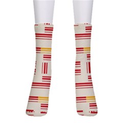 Abstract Pattern Geometric Backgrounds   Crew Socks