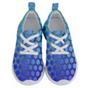 Hex Circle Points Vaporwave Three Running Shoes View1