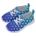 Hex Circle Points Vaporwave Three Running Shoes View2