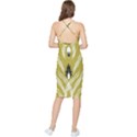 Folk flowers print Floral pattern Ethnic art Bodycon Cross Back Summer Dress View2