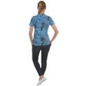 Abstract Surface Texture Background Short Sleeve Zip Up Jacket View2