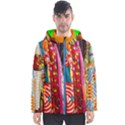 African fabrics Men s Hooded Puffer Jacket View1
