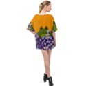 Froggie Oversized Chiffon Top View2