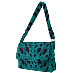 Leaves On Adorable Peaceful Captivating Shimmering Colors Full Print Messenger Bag (s)
