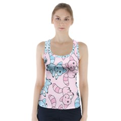 Children Pattern Design Racer Back Sports Top