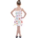 Easter Seamless Pattern With Cute Eggs Flowers Kids  Overall Dress View2