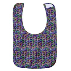 Seamless Prismatic Geometric Pattern With Background Baby Bib