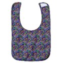 Seamless Prismatic Geometric Pattern With Background Baby Bib View1