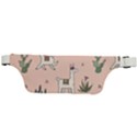 Llamas+pattern Active Waist Bag View2