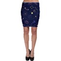 Cartoon-space-seamless-pattern-vectors Bodycon Skirt View1