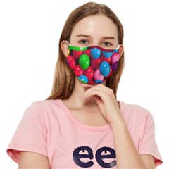 Bubble Gum Fitted Cloth Face Mask (adult)