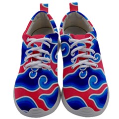 Batik Megamendung Mens Athletic Shoes by artworkshop