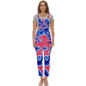 Batik Megamendung Women s Pinafore Overalls Jumpsuit View1