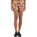 Seamless Verson Of Fal Pattern Yoga Shorts View1