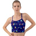 Space-pattern Colourful Mini Tank Bikini Top View1