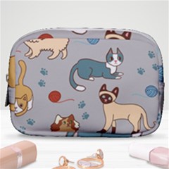 Cats Pattern Make Up Pouch (small)
