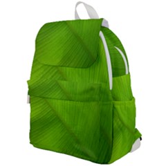 Banana Leaf Top Flap Backpack by artworkshop