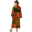 Space Pattern Multicolour Maxi Kimono View2