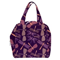 Dragonfly-pattern-design Boxy Hand Bag