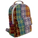 Grungy Vintage Patterns Flap Pocket Backpack (Large) View2