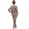 Vintage-drawn-insect-seamless-pattern Kid s Satin Long Sleeve Pajamas Set View2