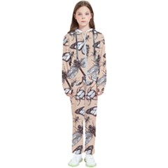 Vintage-drawn-insect-seamless-pattern Kids  Tracksuit