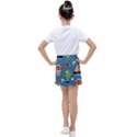 Seamless-pattern-with-sailing-cartoon Kids  Tennis Skirt View2
