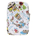 Vector-seamless-pattern-cute-fishing-animals-cartoon Belt Pouch Bag (Small) View2