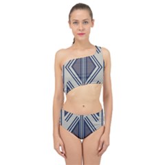 Abstract Pattern Geometric Backgrounds  Spliced Up Two Piece Swimsuit