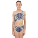 Abstract pattern geometric backgrounds  Spliced Up Two Piece Swimsuit View1