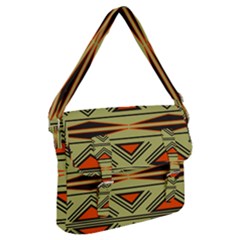 Abstract Pattern Geometric Backgrounds Buckle Messenger Bag by Eskimos
