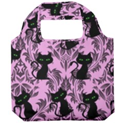 Pink Cats Foldable Grocery Recycle Bag by InPlainSightStyle