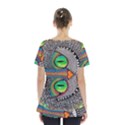 Alice In Wonderland Cat Skirt Hem Sports Top View2