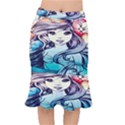 Beautifull Ariel Little Mermaid  Painting Short Mermaid Skirt View1