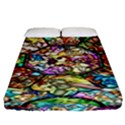 Character Disney Stained Fitted Sheet (Queen Size) View1