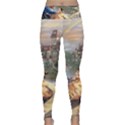 Beauty And The Beast Castle Lightweight Velour Classic Yoga Leggings View1