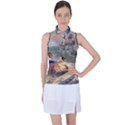 Beauty And The Beast Castle Women s Sleeveless Polo Tee View1