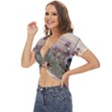 Beauty And The Beast Castle Twist Front Crop Top View2