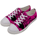 Bow To Toe Cheer Women s Low Top Canvas Sneakers View2