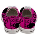 Bow To Toe Cheer Women s Low Top Canvas Sneakers View4