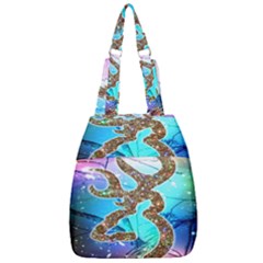 Browning Deer Glitter Galaxy Center Zip Backpack