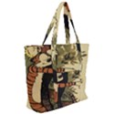 Calvin And Hobbes Zip Up Canvas Bag View2